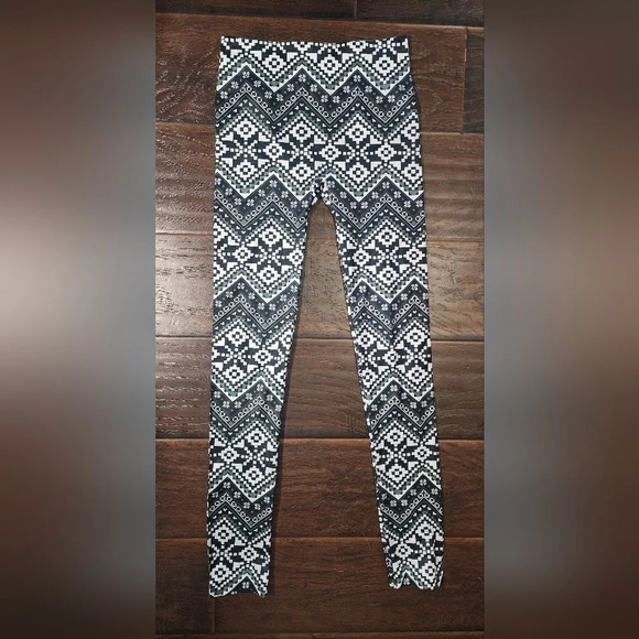 No Boundaries Womens Chevron Print Leggings - Picture 7 of 8